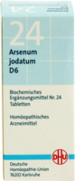 BIOCHEMIE DHU 24 Arsenum jodatum D 6 Tabletten